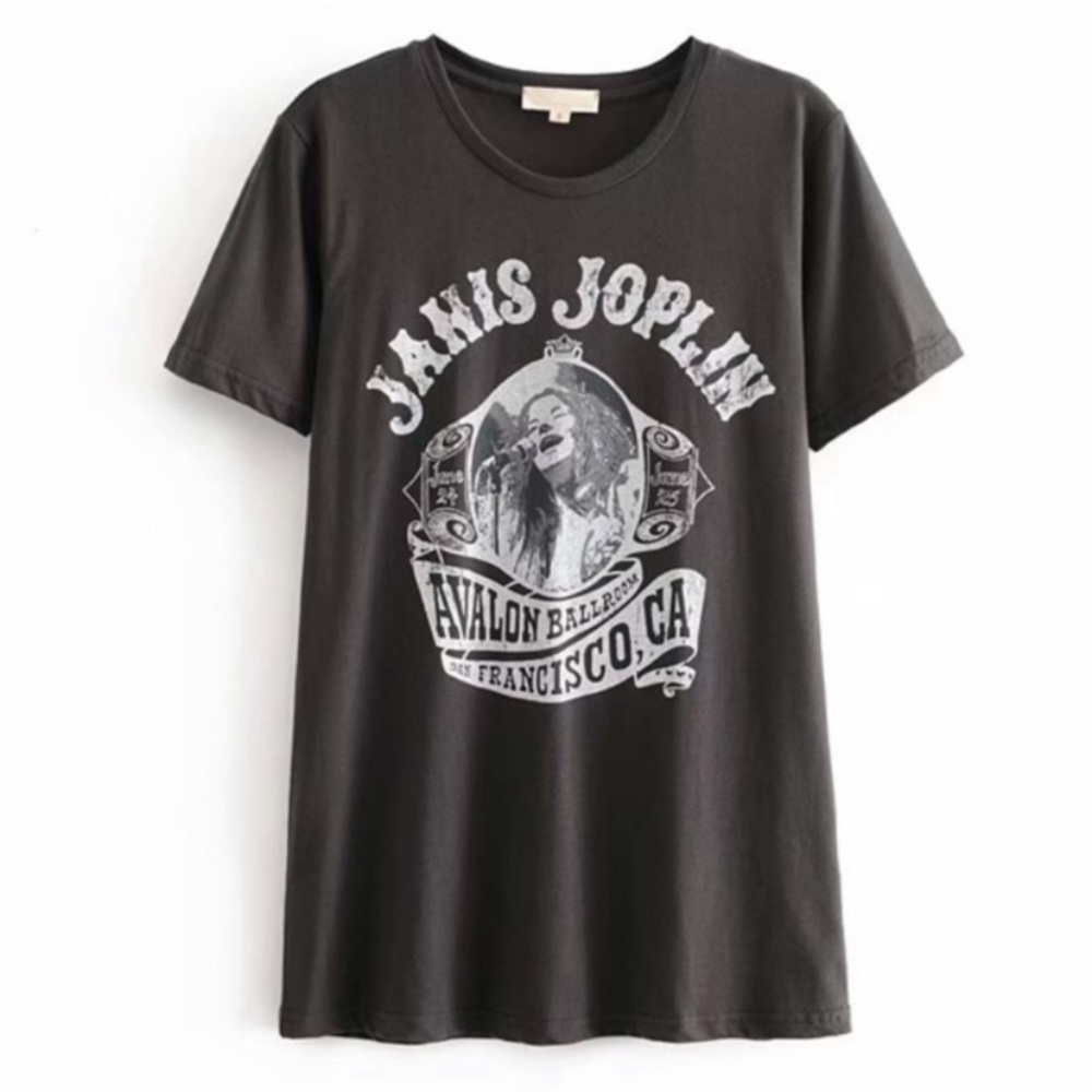 SOLD OUT Janis Joplin Avalon Ballroom Graphic Band Tee - Picture 5 of 7